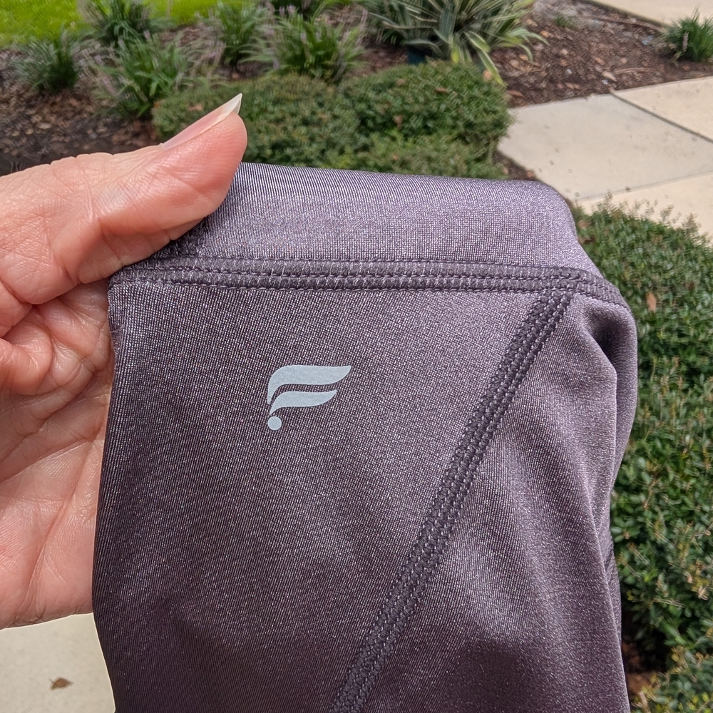 Fabletics Shimmery Purple Leggings